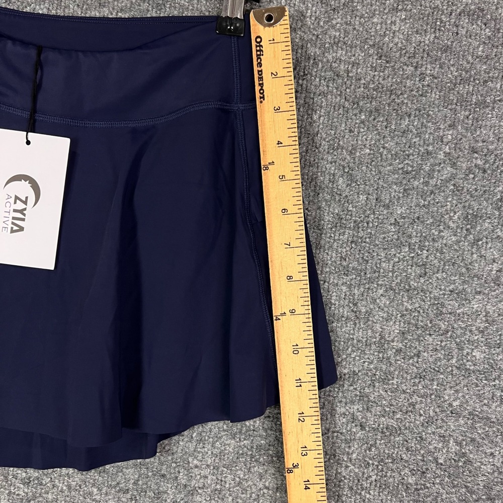 NEW Zyia Active Grand Slam Skirt Small Navy New Athletic Tennis Skort - Picture 5 of 7